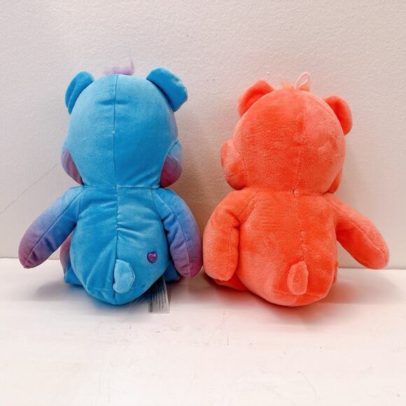 Care Bears Plush 12" Lot of 2 Love a Lot Dream Bright Collectible Plush Toy Doll - Picture 5 of 9